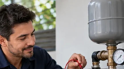 Conserto de pressurizador de água
