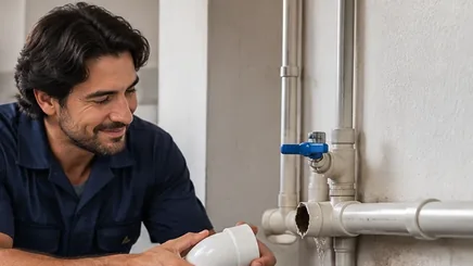 Reparo de cano estourado